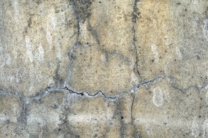 Cracked Concrete Wall